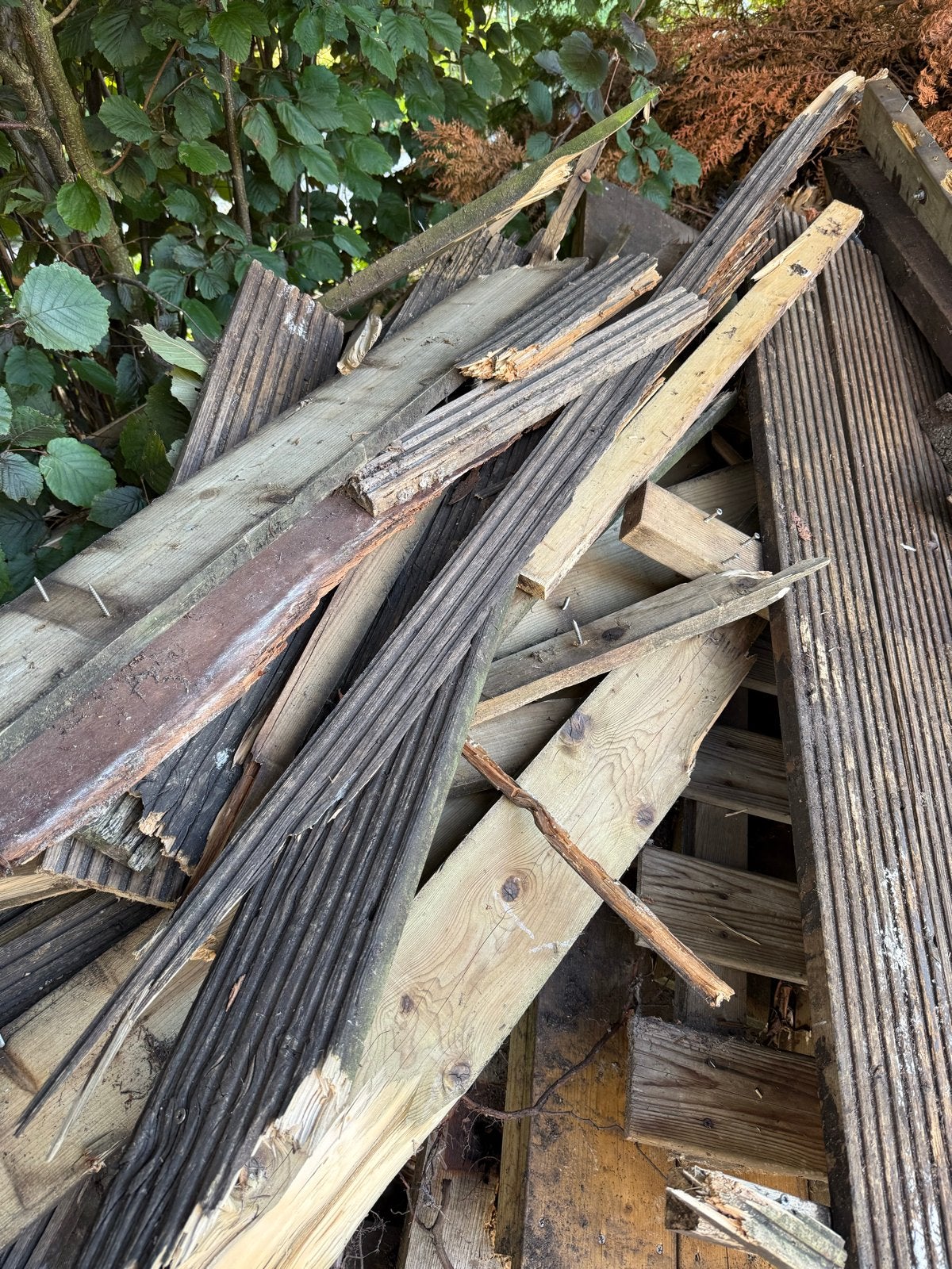 Diverse partij gebruikt hout en planken, Gebruikt, Minder dan 25 mm, Overige typen, Ophalen