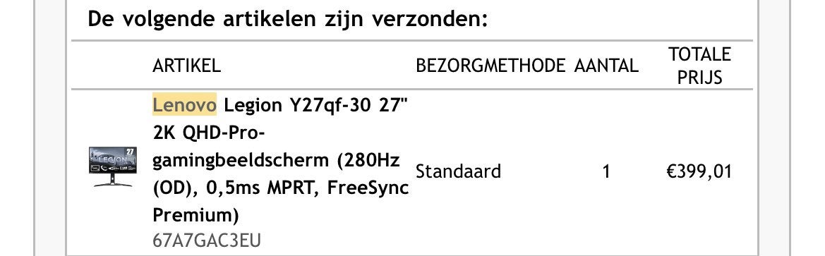 Foto 3 van Lenovo Legion Y27qf-30 27" 2K QHD-Pro-gamingbeeldscherm ips
