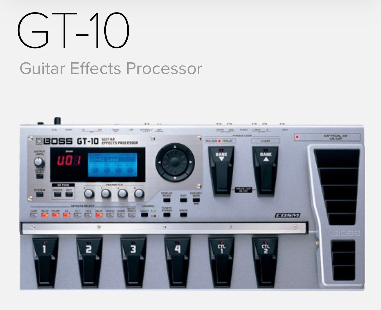 Roland GT-10 Multi gitaar processot, Ophalen, Gebruikt