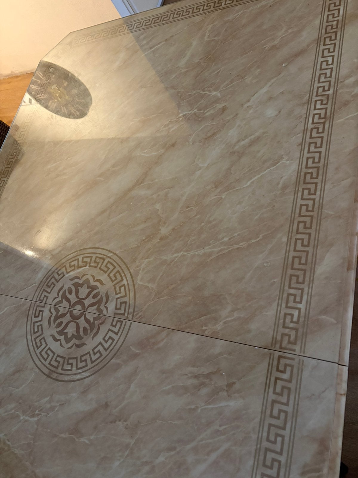 Versace meubelset, Huis en Inrichting, Stoffering | Tapijten en Kleden, Ophalen, Crème, Gebruikt, 150 tot 200 cm
