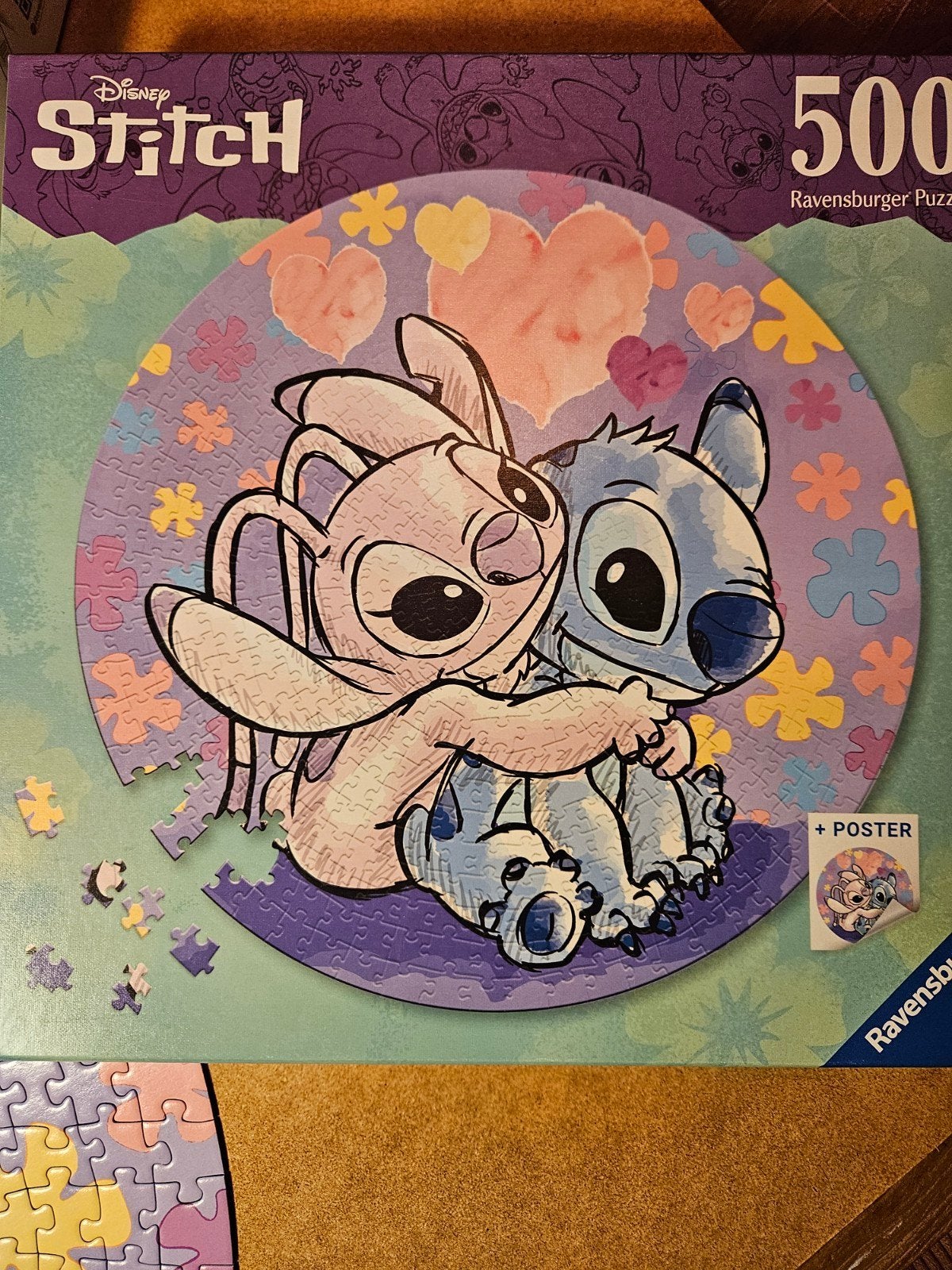 Ravensburger Disney Stitch Puzzel 500 stukjes, Ophalen of Verzenden, Zo goed als nieuw