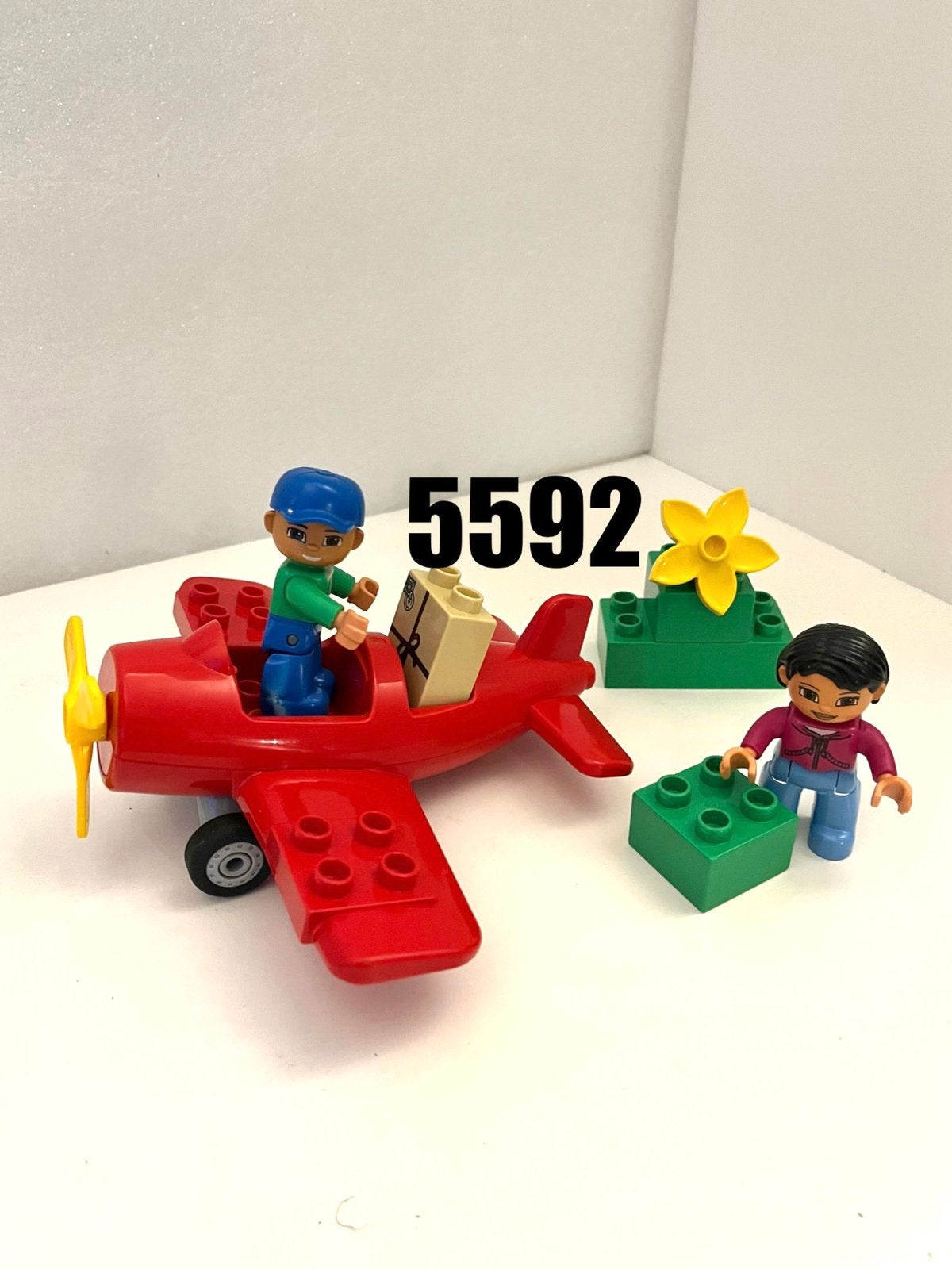 Lego DUPLO 5592 - Mijn Eerste Vliegtuig, Ophalen of Verzenden, Zo goed als nieuw, Duplo