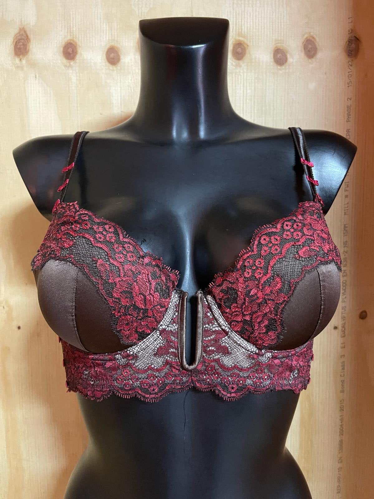 Pleasure state couture longline bh 80b - 75c - 70d gigi, Verzenden, Bruin, BH