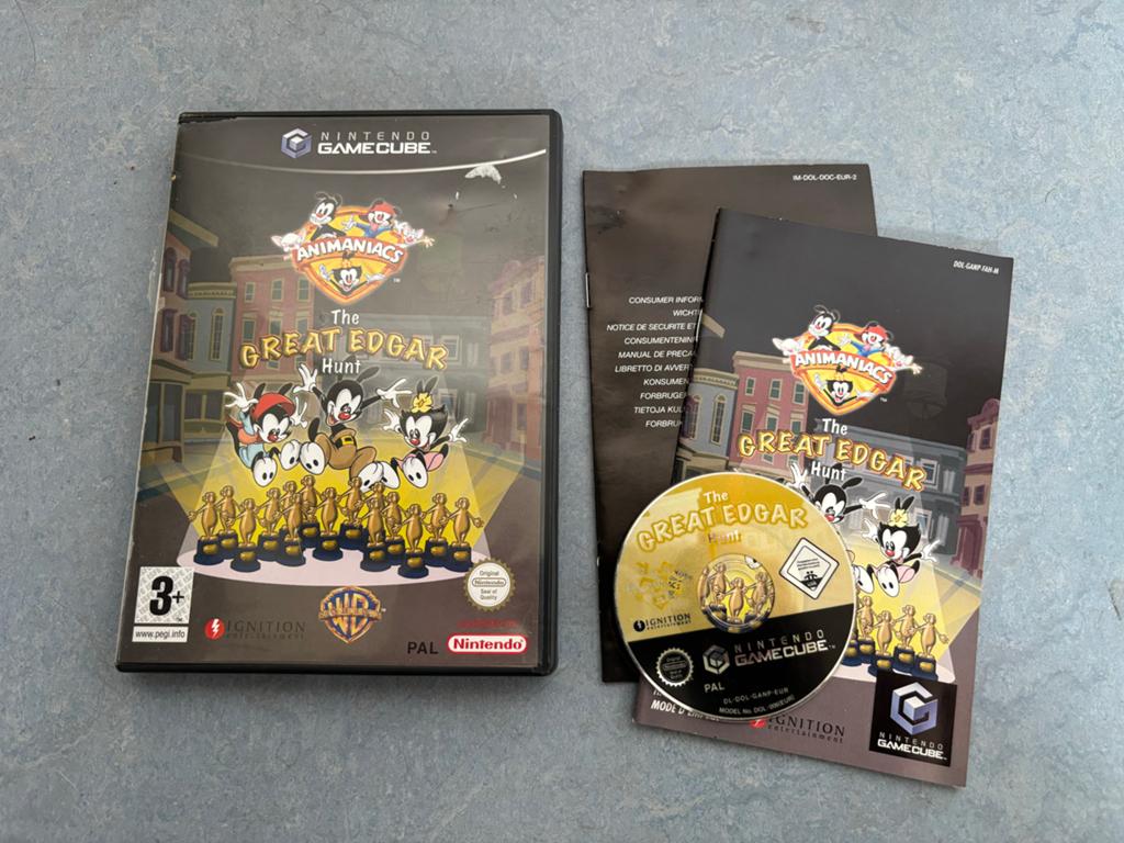 Animaniacs: The Great Edgar Hunt - Nintendo GameCube, 1 speler, Ophalen of Verzenden, Zo goed als nieuw, Vanaf 3 jaar