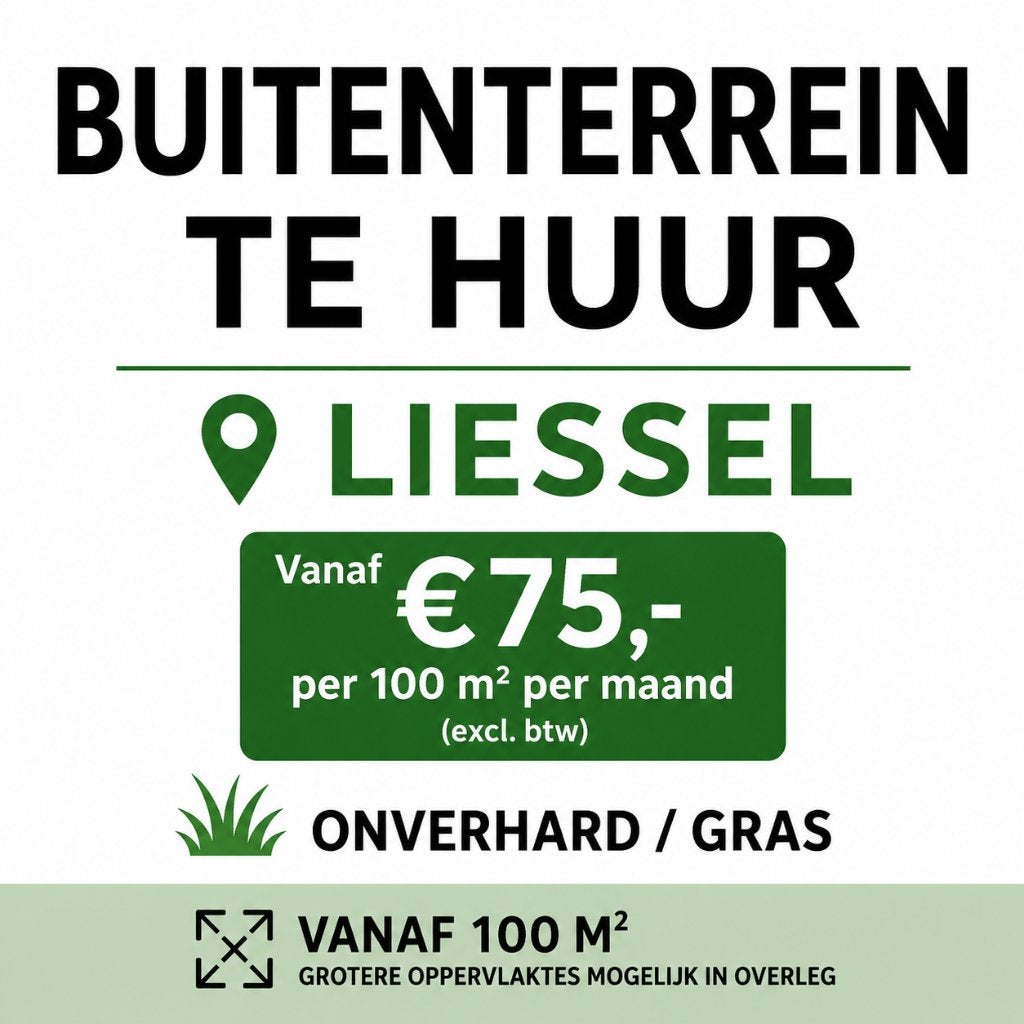 Buitenterrein / opslagterrein te huur – Liessel, Grond of Kavel