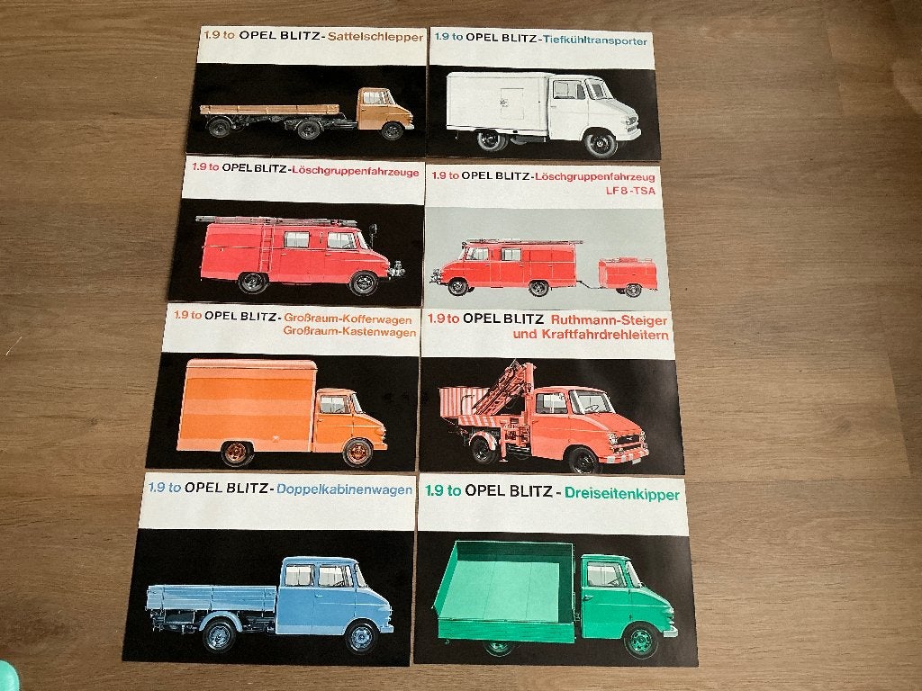 Opel Blitz sonderaufbauten  1961, Boeken, Ophalen of Verzenden, Zo goed als nieuw, Opel