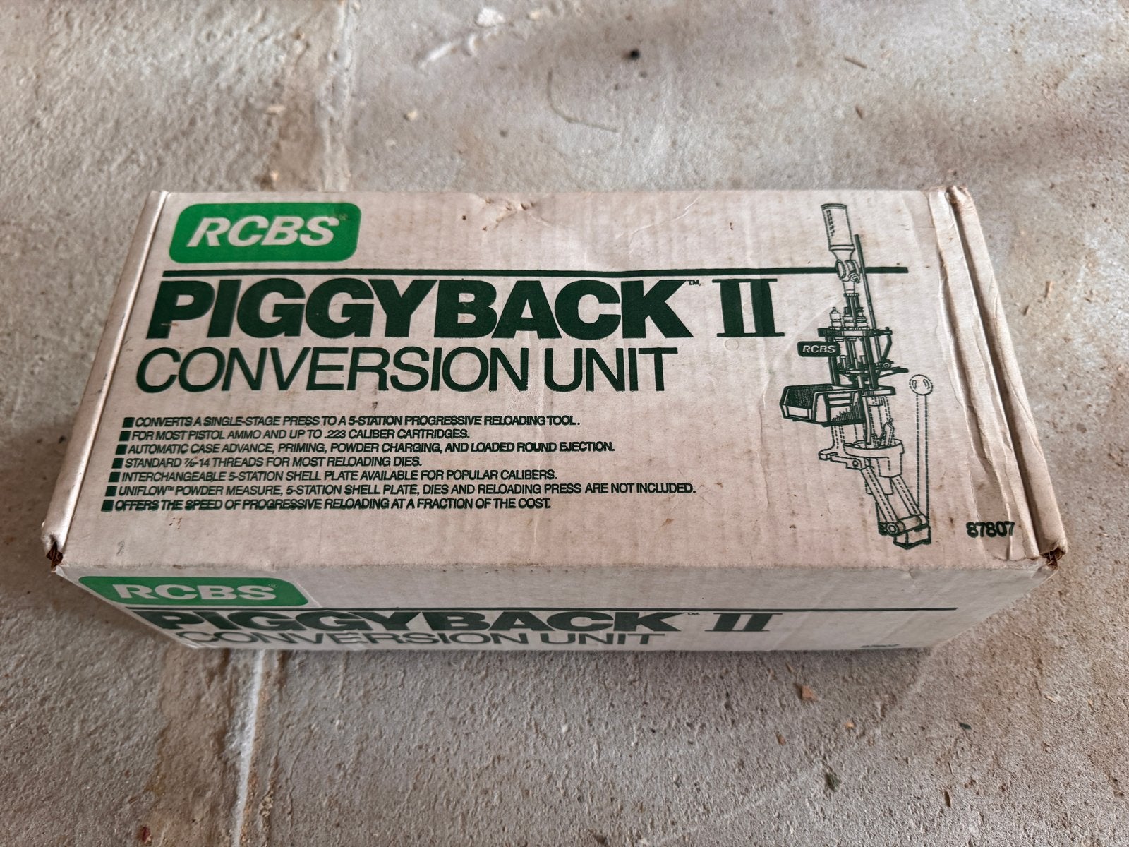 2 x RCBS Piggyback II Conversie Eenheid met 6 Shell Plates, Ophalen of Verzenden, Gebruikt