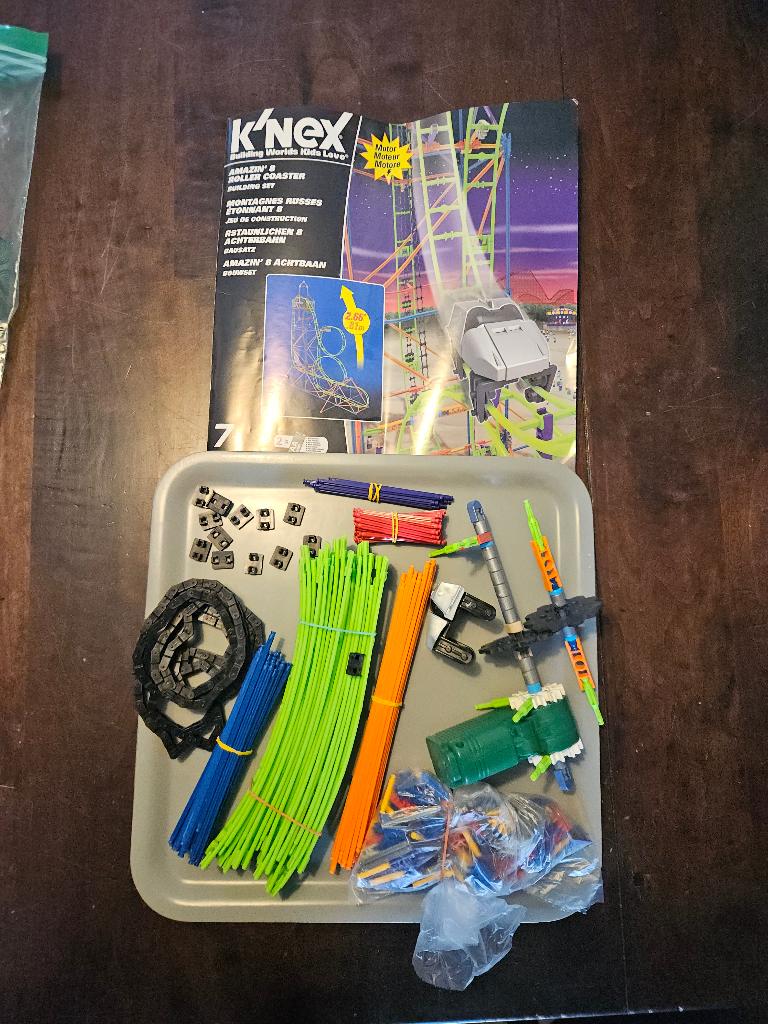 KNEX Achtbaan, Ophalen, Zo goed als nieuw, K'nex