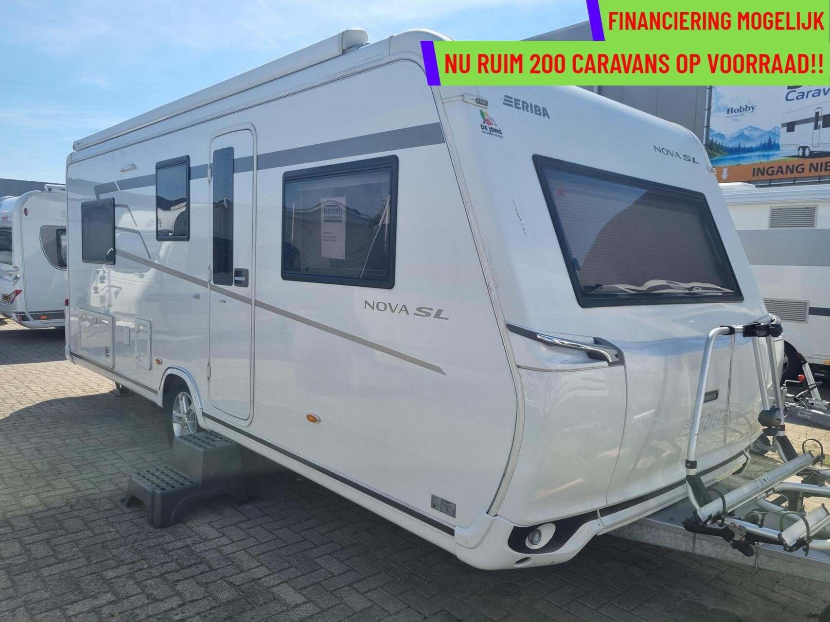 Eriba NOVA 540 SL MOVER + VLOERVERWARMING + CASS LUIFEL, Rondzit, 7 tot 8 meter, Bedrijf, Eriba