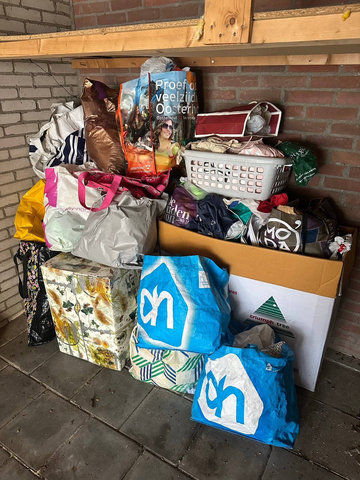 Plastic tassen, gratis af te halen., Diversen, Ophalen, Gebruikt