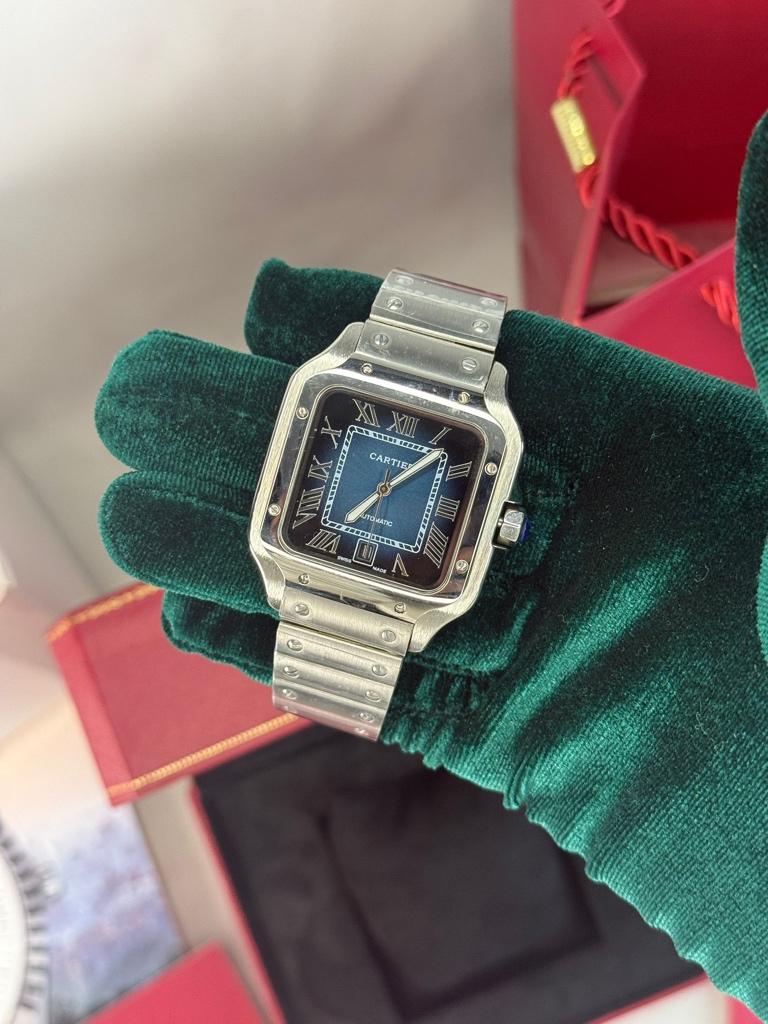 Cartier santos large, Ophalen of Verzenden, Nieuw, Zwart, Android
