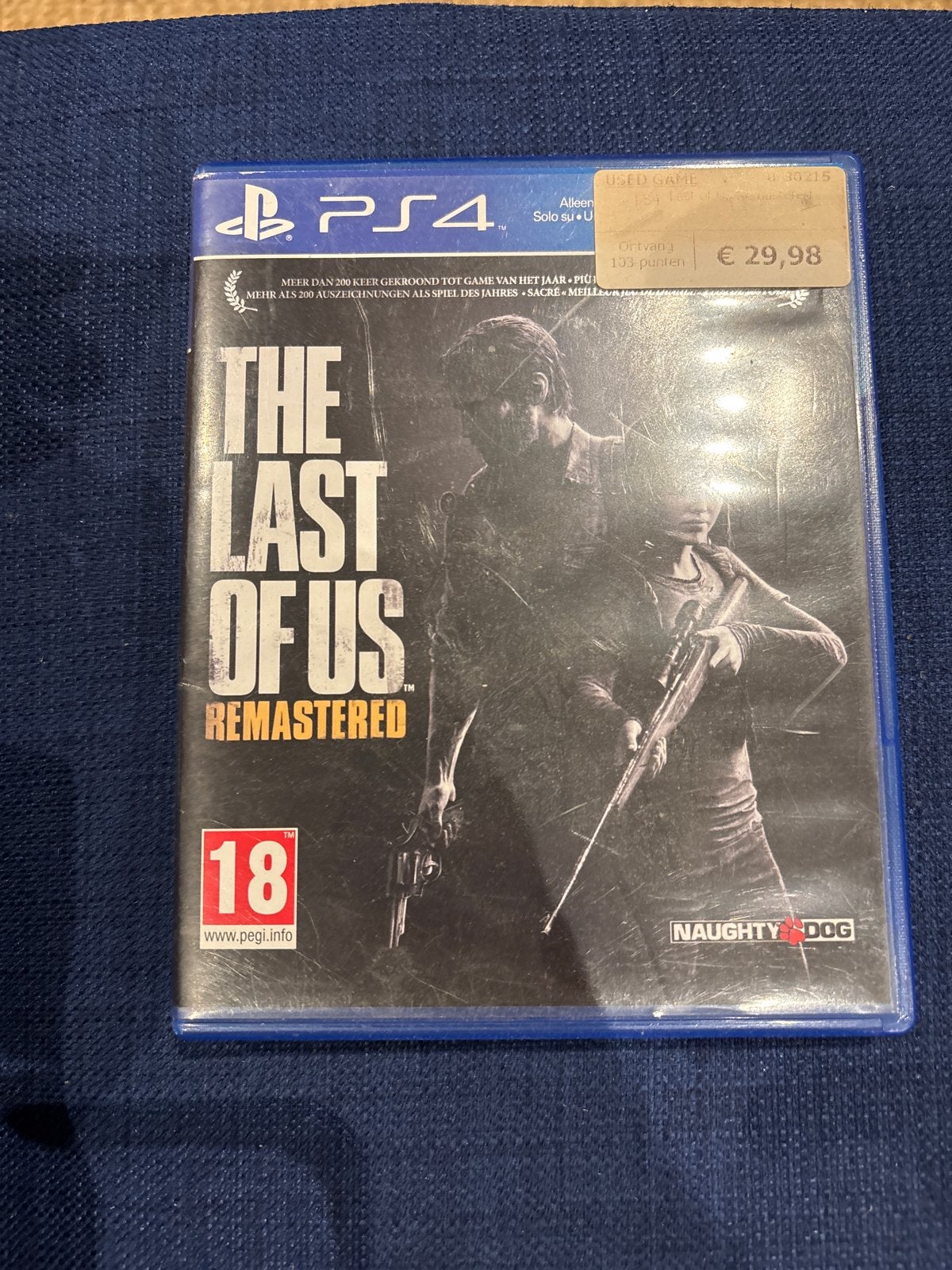 The Last of Us Remastered PS4 - Zo goed als nieuw, Avontuur en Actie, Vanaf 18 jaar, 1 speler, Ophalen of Verzenden