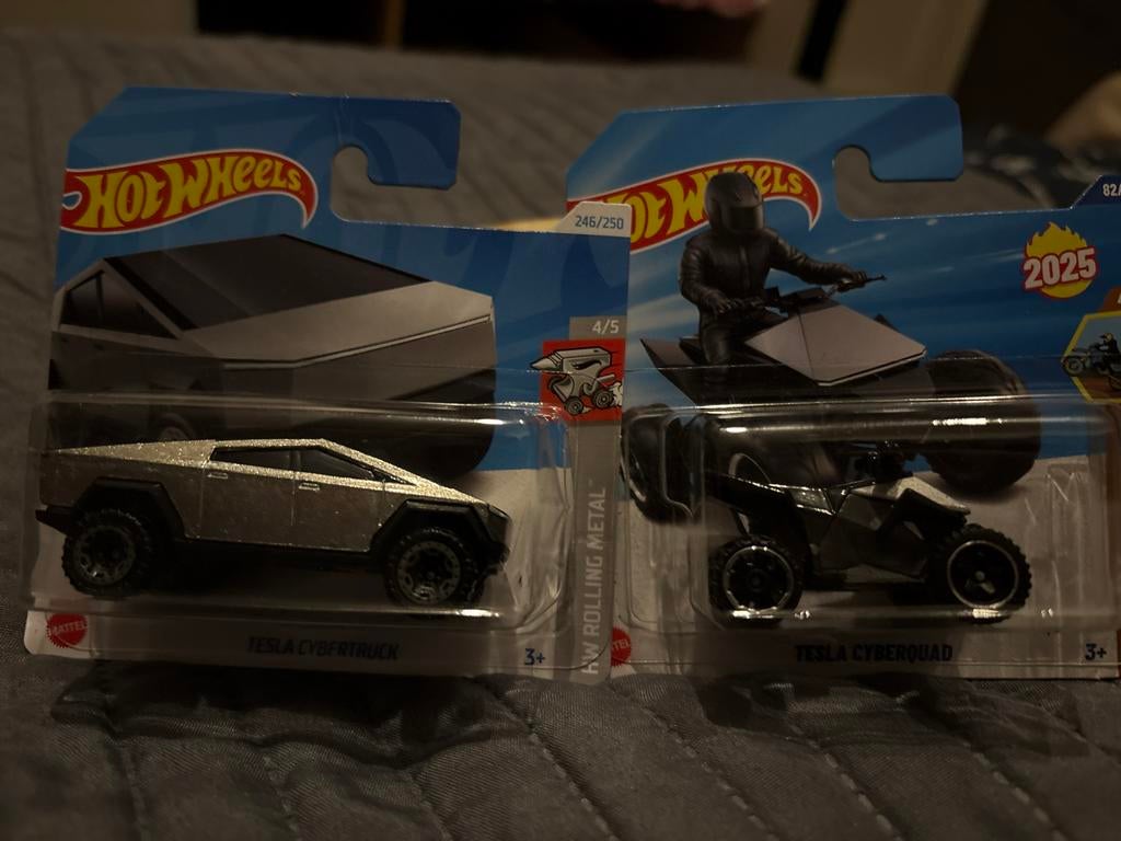 Hot Wheels Cybertruck & Cyberquad Set - Nieuw in doos, Hobby en Vrije tijd, Modelauto's | 1:18, Nieuw, Auto, Hot Wheels, Ophalen of Verzenden