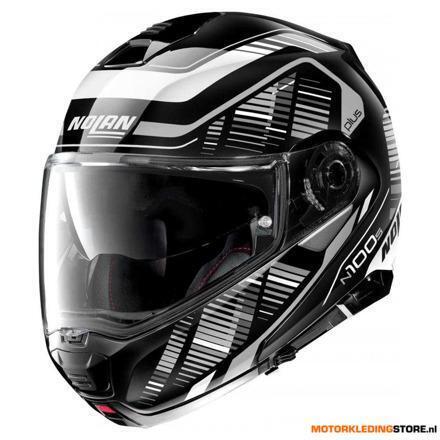 Nolan N100-5 P STARBOARD N-COM systeemhelm, Zwart-Zilver, Ophalen of Verzenden, Nieuw met kaartje