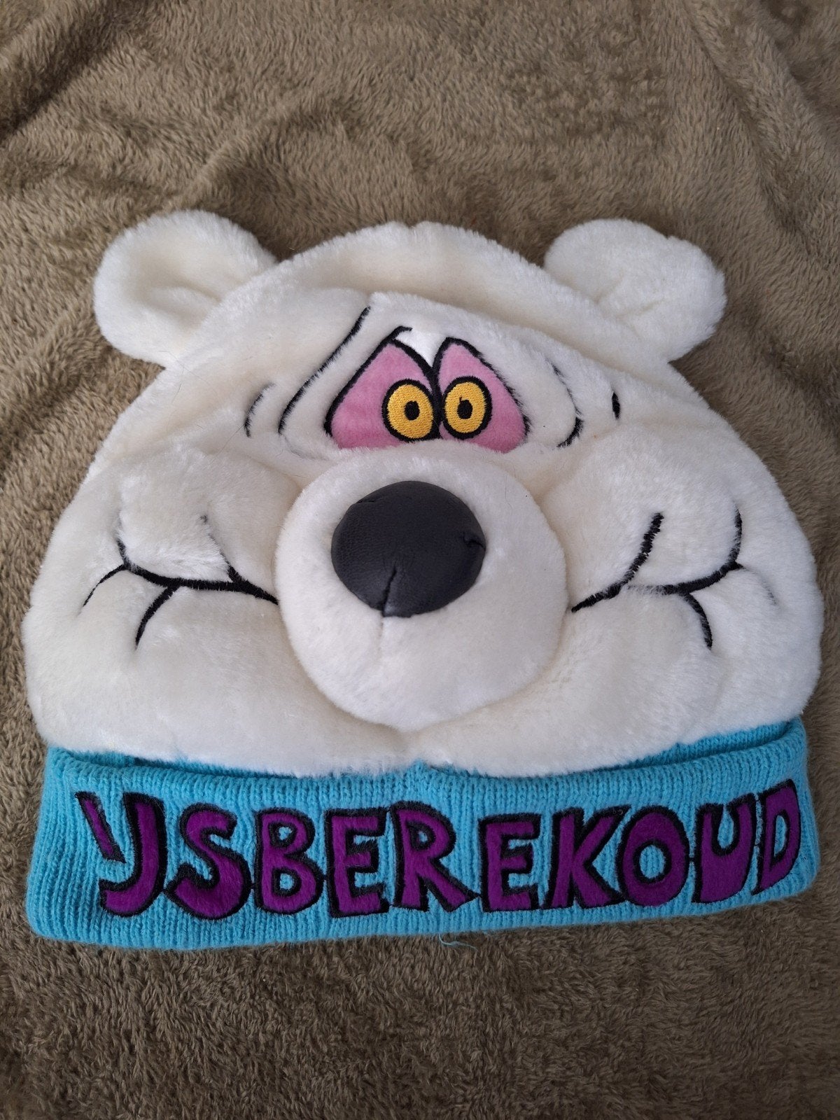 muts ijsbeer, Ophalen, Zo goed als nieuw, Jongen of Meisje, Muts