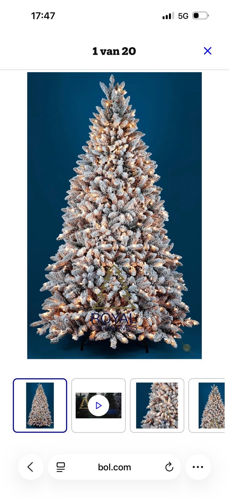 Royal christmas kunst kerstboom, Ophalen, Nieuw
