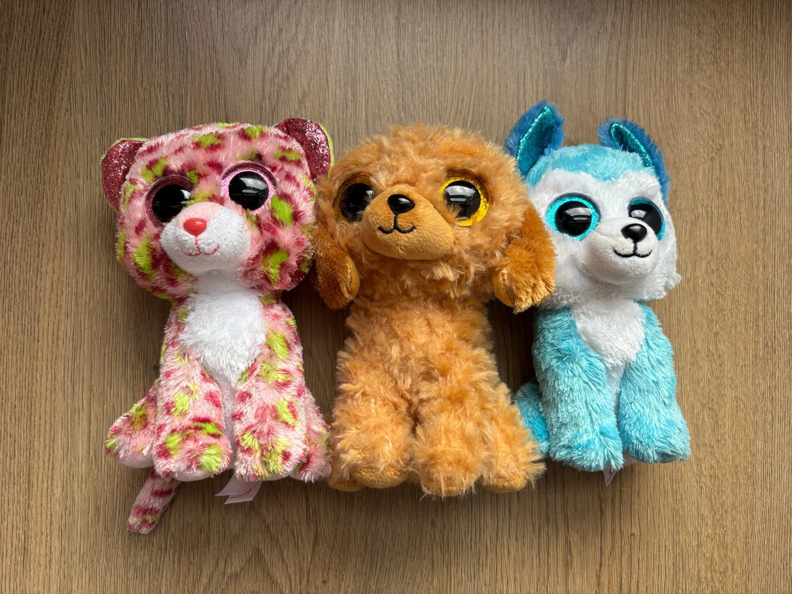 3 TY knuffels - Panter, Hond en Husky, Ophalen, Overige karakters, Overige typen, Middelgroot (20 tot 80 cm)