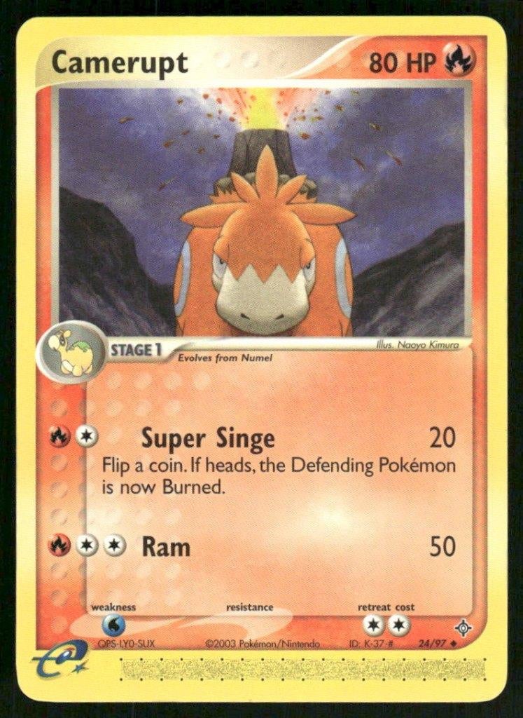 Camerupt 24/97 - Dragon, Verzenden, Gebruikt