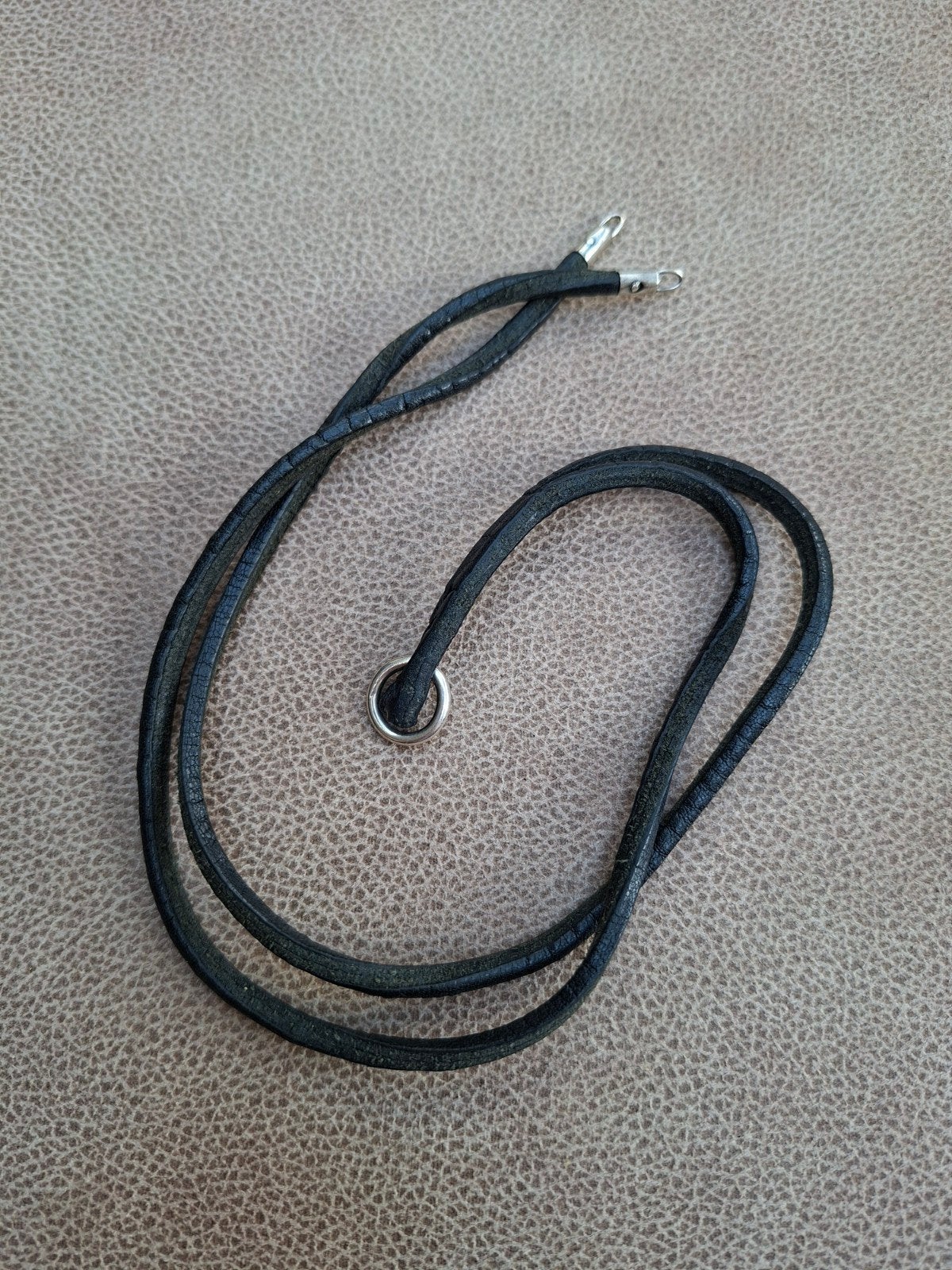 Trollbeads armband, Ophalen of Verzenden, Zo goed als nieuw, Zwart, Leer