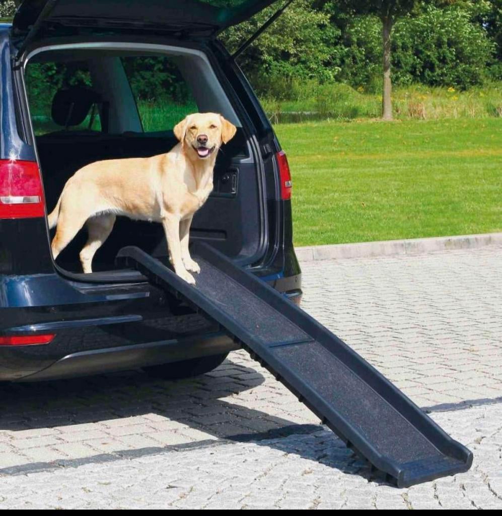 Opklapbare hondenloopplank  voor auto (anti-slip), Ophalen, Zo goed als nieuw