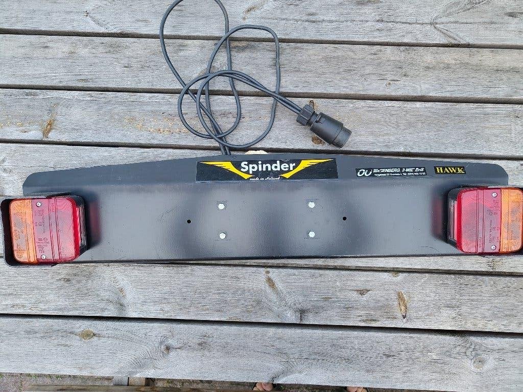 Spinder lichtbalk / verlichtingsbalk voor fietsendrager, Ophalen of Verzenden, Gebruikt, Fietsendrager-accessoire