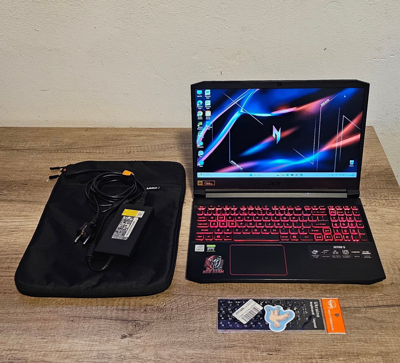 Acer Nitro 5 Gaming.  RTX . RAM 16Gb.  144Hz.  SSD 512, Ophalen, Zo goed als nieuw