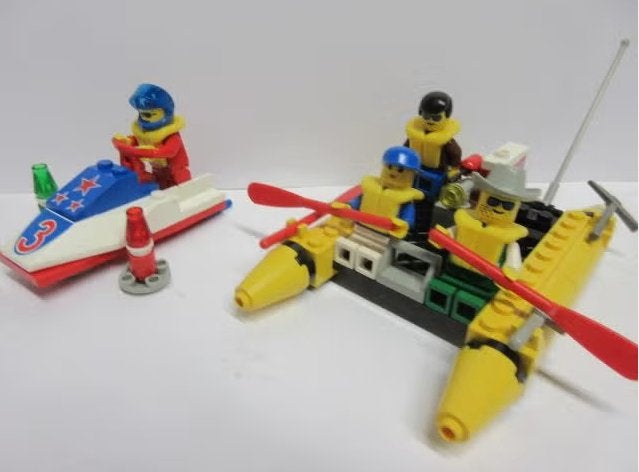 2 Town setjes met bouwtekeningen., Ophalen of Verzenden, Zo goed als nieuw, Complete set, Lego