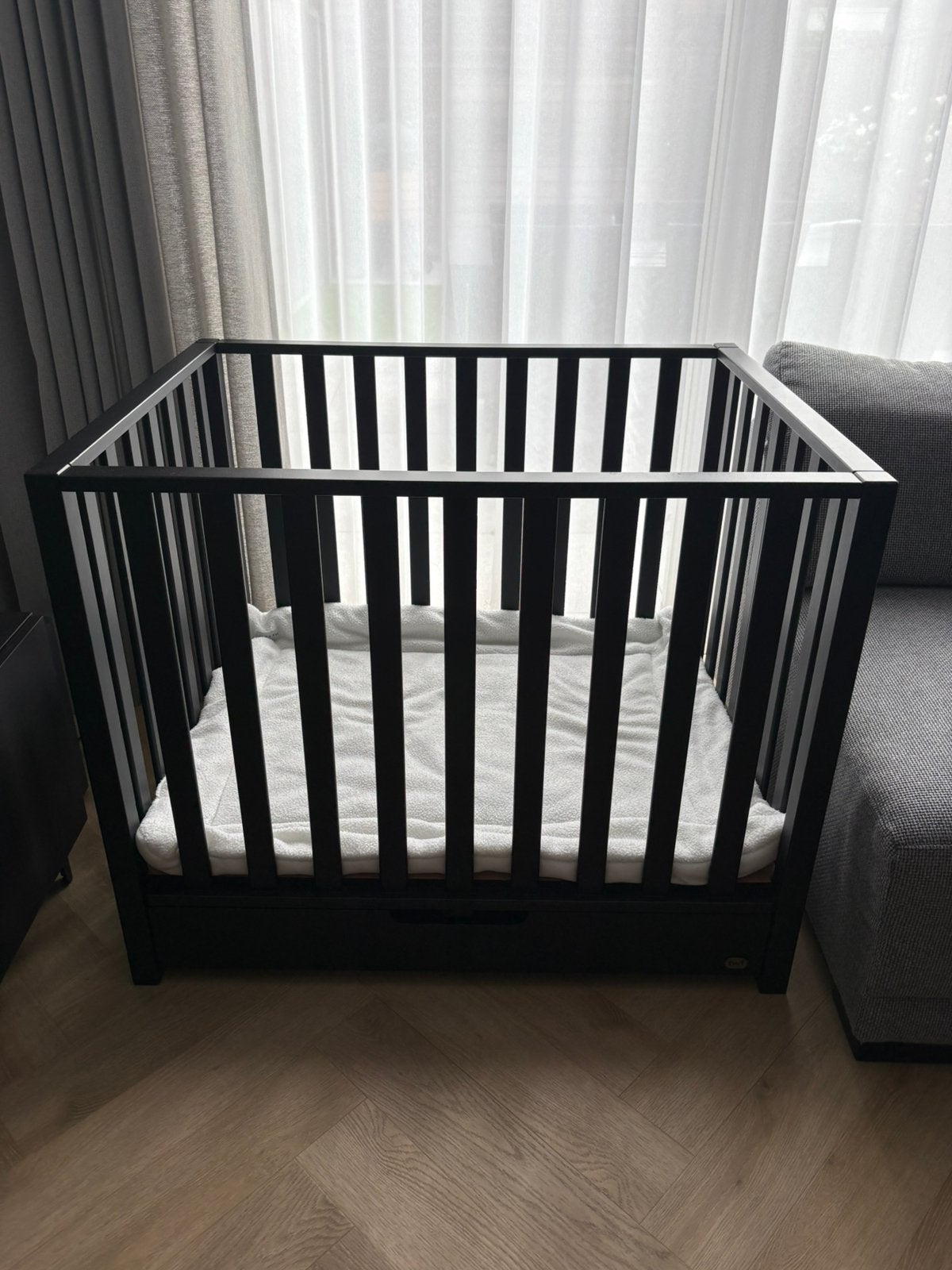 Twf box sam met lade zwart, Kinderen en Baby's, Ophalen, Gebruikt, Vierkant, In hoogte verstelbaar