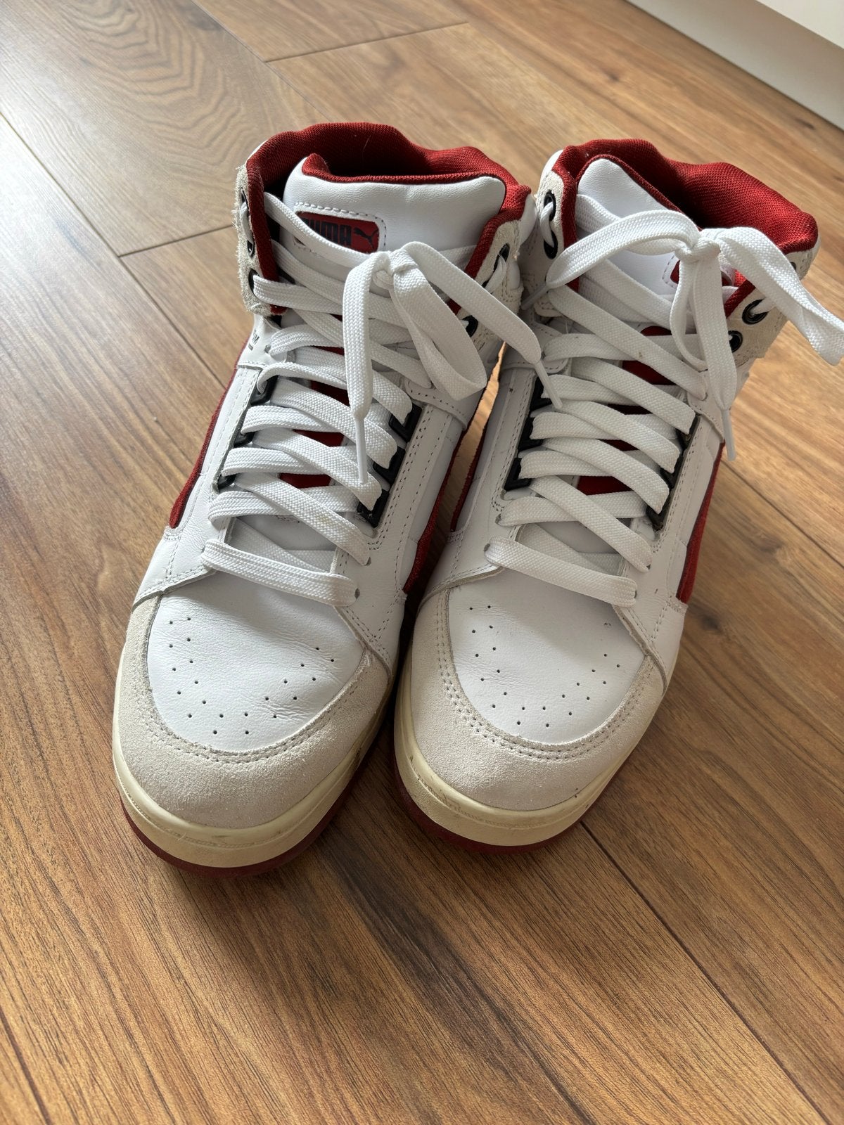 4 paar sneakers (Puma, Adidas, Reebok) - Zo goed als nieuw, Kleding | Dames, Ophalen, Zo goed als nieuw, Wit, Sneakers of Gympen
