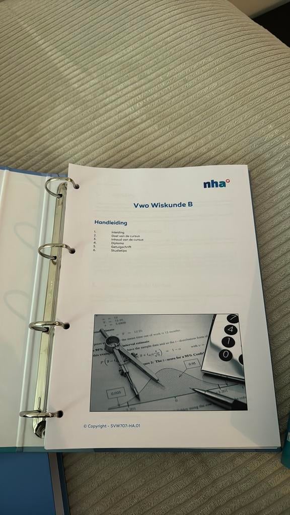 NHA Cursus Wiskunde B VWO, Ophalen of Verzenden, Beta, Zo goed als nieuw