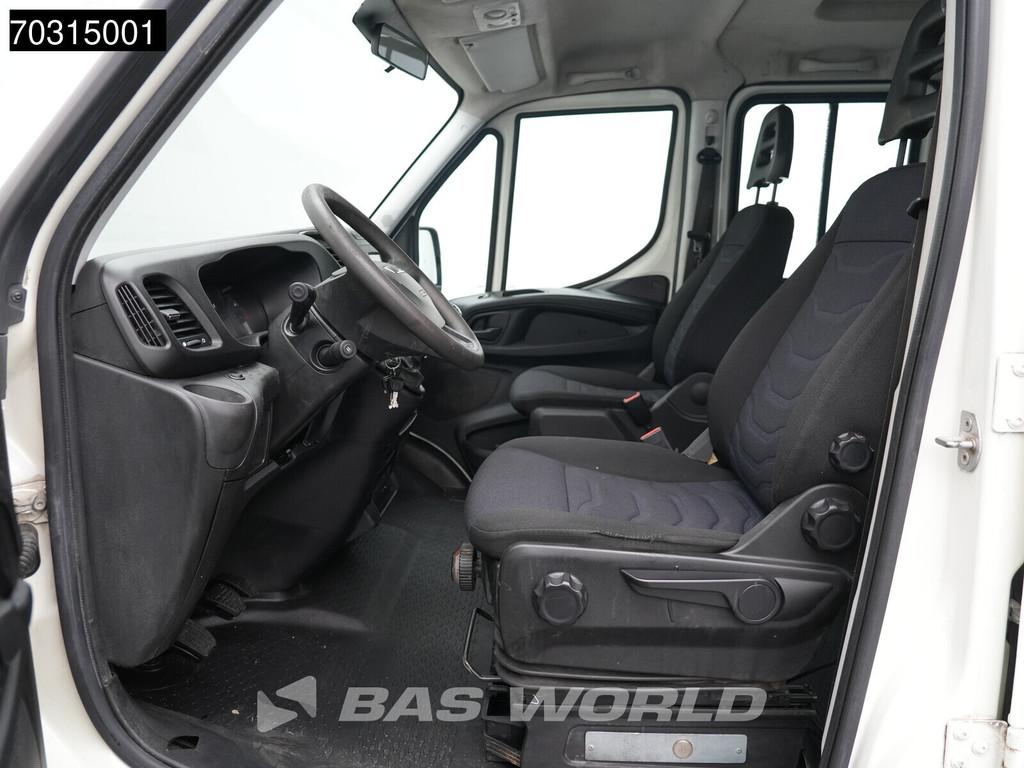 Iveco Daily 35C16 Kipper Dubbellucht 160PK 3,5t Trekhaak Nav, Auto's, Bestelauto's, Stof, Gebruikt, Iveco, Wit