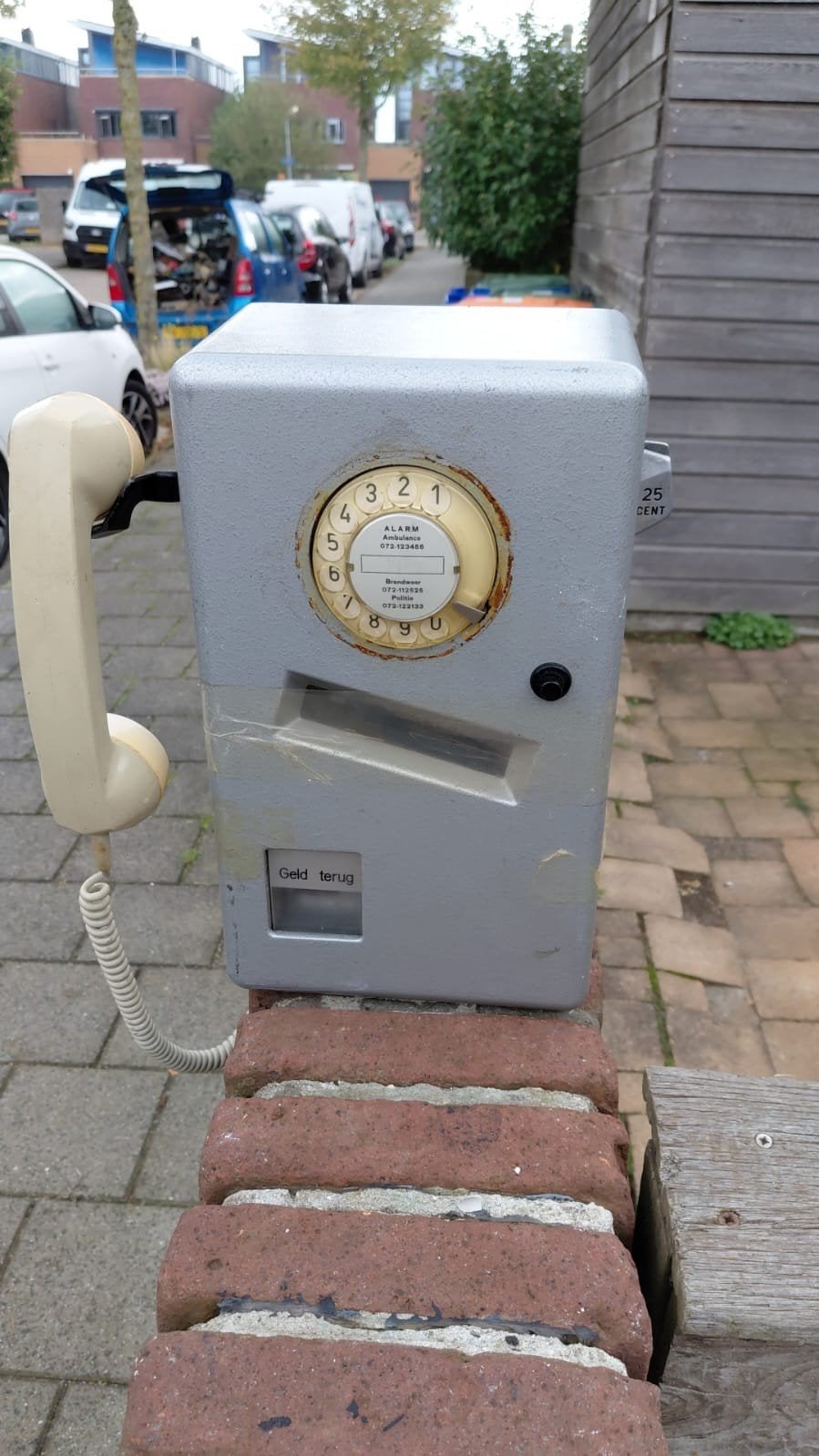 Vintage PTT Phonotaxe Sodeco telefoon, Ophalen of Verzenden, Gebruikt, Met draaischijf