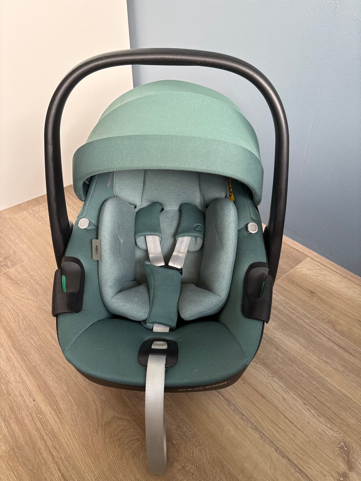 Maxi-Cosi Pebble 360 Groen met FamilyFix 360 i-Size Base, Slaapstand, Ophalen of Verzenden, Zo goed als nieuw, Isofix