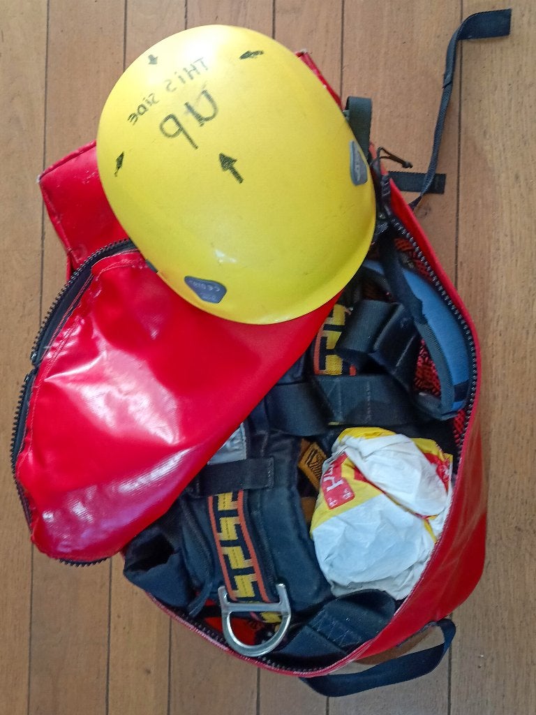 ter overname: KLIM / ABSEIL UITRUSTING, Sport en Fitness, Ophalen, Nieuw, Klimsport-accessoire