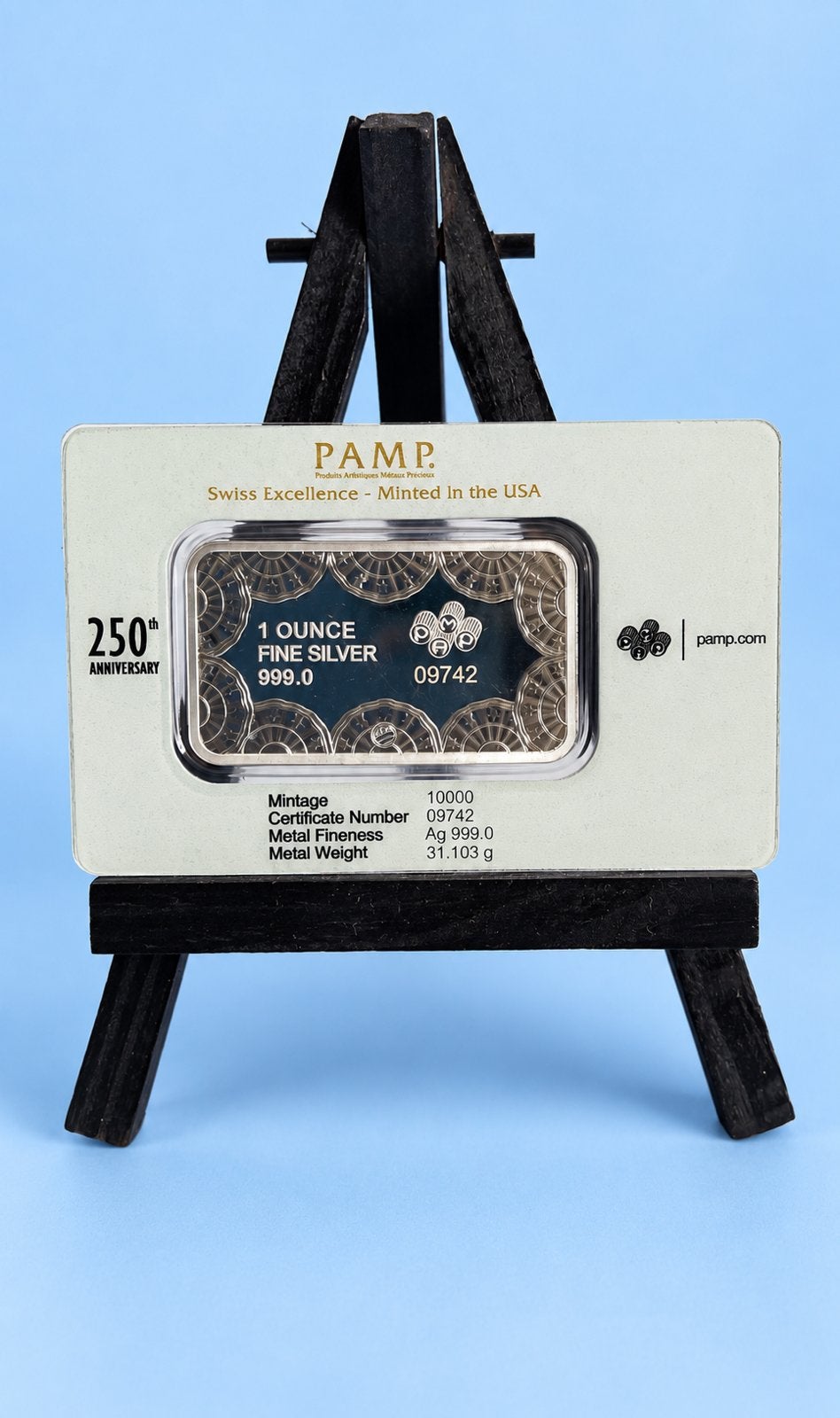 PAMP Suisse🇨🇭250 Years USA 🇺🇸 2026 1 oz Silver, Ophalen of Verzenden, Zilver