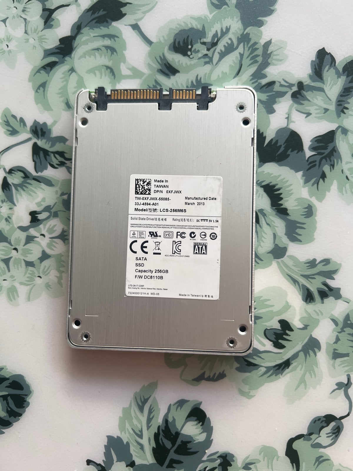 LITE-ON SSD 256GB SATA III Interne Solid State Drive, Intern, Gebruikt, Server, Ophalen of Verzenden
