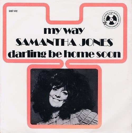 Single (1970) Samantha Jones - My Way (comme d'habitude), Gebruikt, Pop, 7 inch, Ophalen of Verzenden