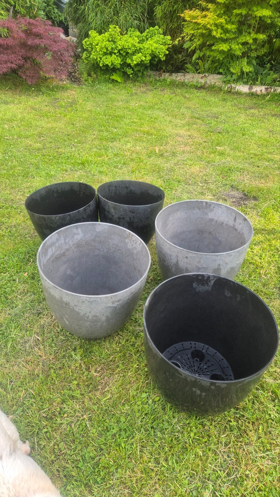 Bloempotten artstone, Ophalen, Rond, Kunststof, Minder dan 30 cm