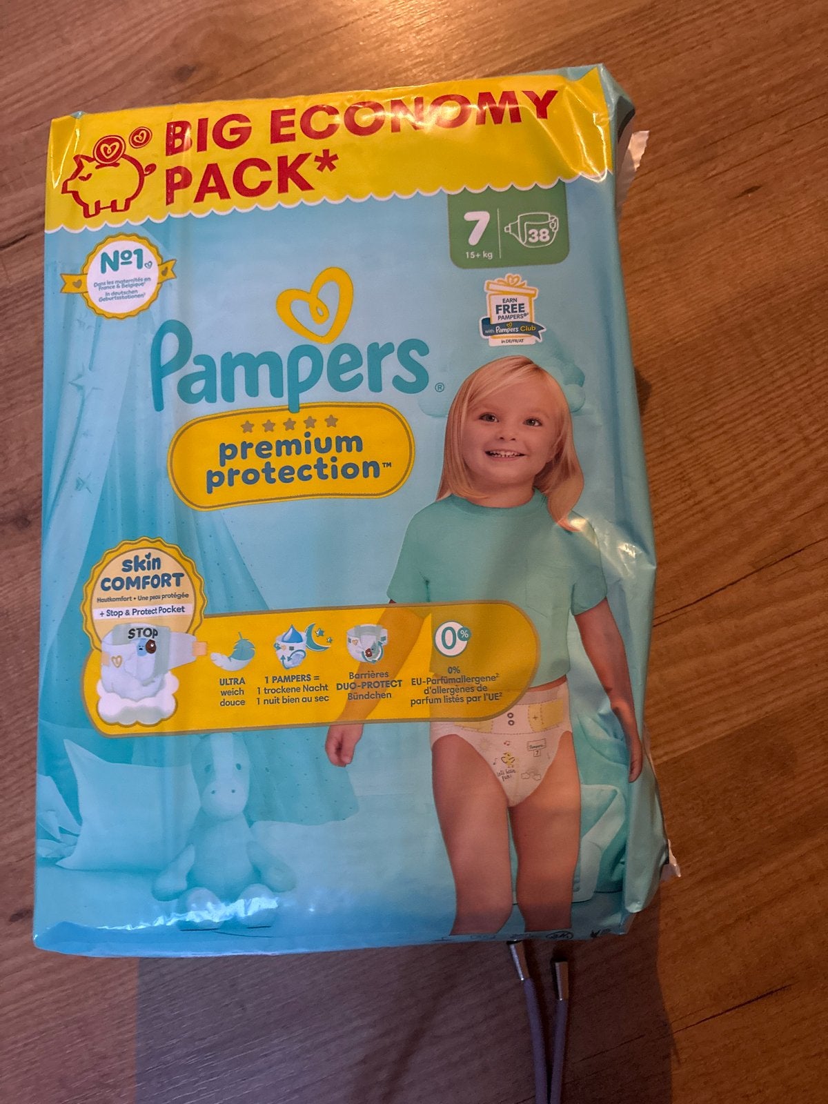 Pampers Premium Protection Luiers Maat 7 (15+ kg) - 38 stuks, Ophalen of Verzenden, Nieuw