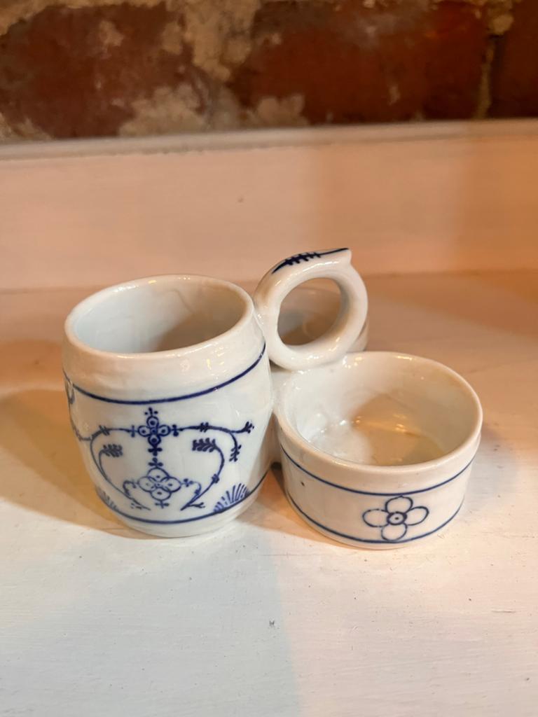 Saks Blau porseleinen kruidenpotje, Antiek en Kunst, Ophalen of Verzenden