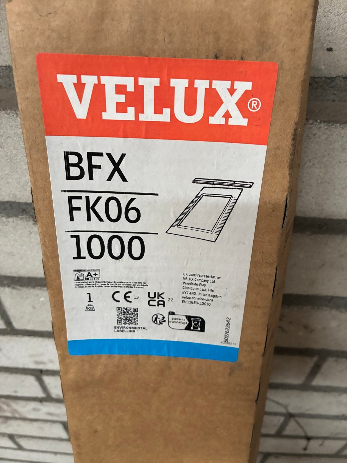 Velux BFX FK06 1000 Dakraam Waterkerend Manchet, Ophalen of Verzenden, Nieuw, Dakraam, Minder dan 80 cm