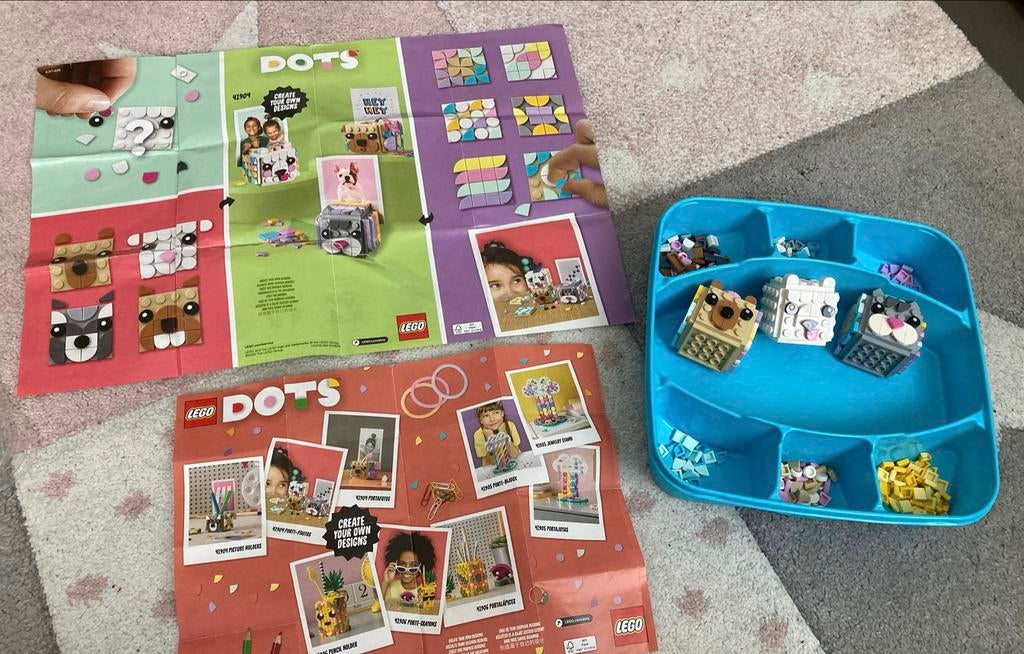 LEGO DOTS Bureau Organizer met Dieren, Ophalen, Overige thema's, Lego, Zo goed als nieuw