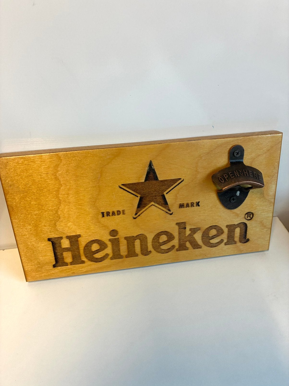 Prachtige opener van Heineken, Ophalen of Verzenden, Zo goed als nieuw, Flesopener, Heineken
