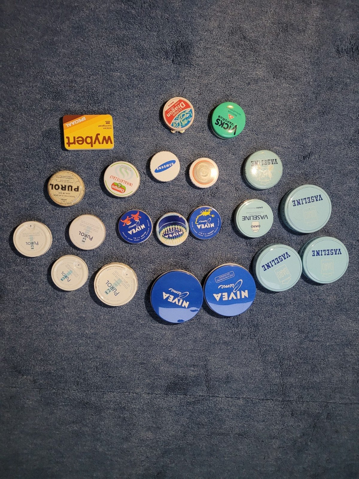Verzameling van vintage blikjes en potjes, Ophalen of Verzenden