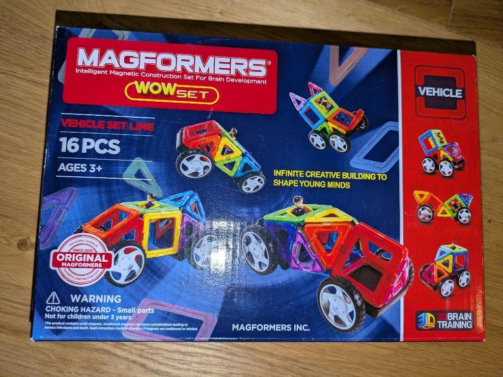 MAGFORMERS magnetische bouwset 16 st, Ophalen of Verzenden, Zo goed als nieuw, Overige merken