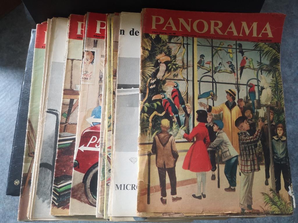 Panorama illustraties Hans Kresse, Verzamelen, Ophalen of Verzenden, 1940 tot 1960, Nederland, Tijdschrift