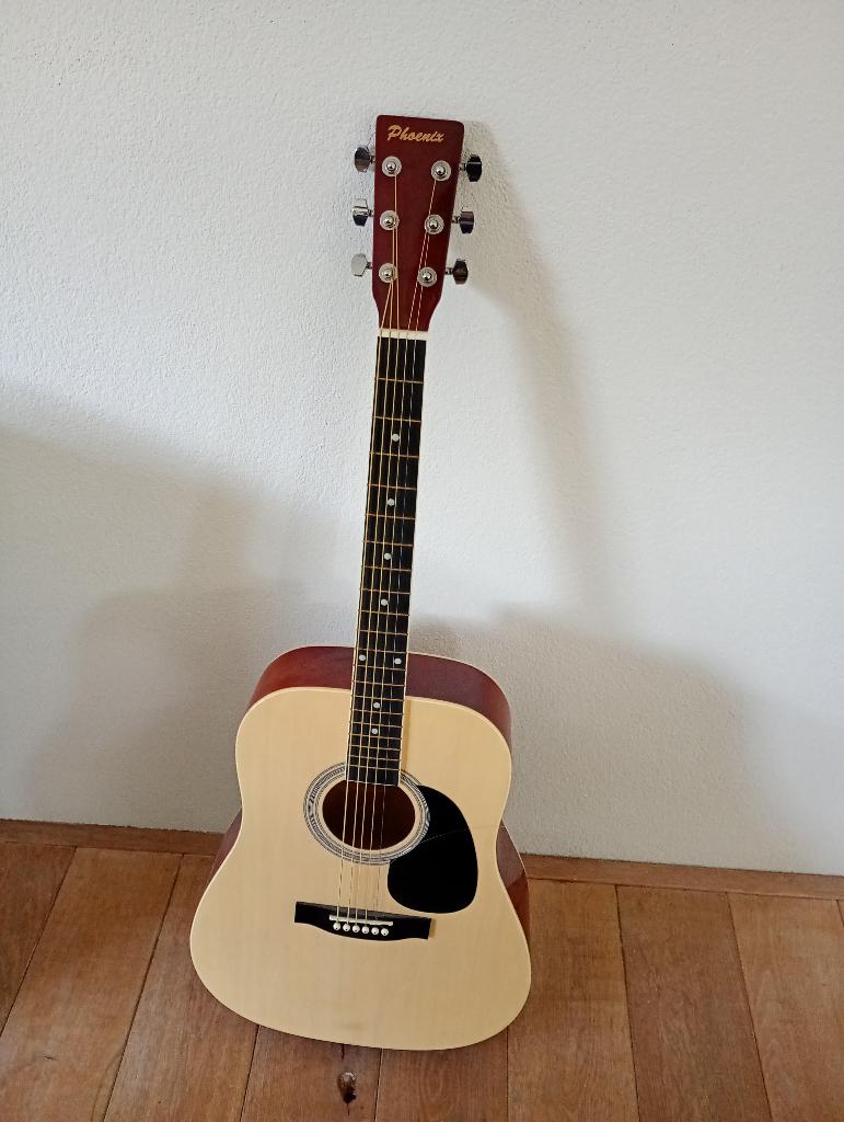 phoenix westerngitaar 001/NA, Muziek en Instrumenten, Snaarinstrumenten | Gitaren | Akoestisch, Ophalen, Zo goed als nieuw, Western- of Steelstringgitaar
