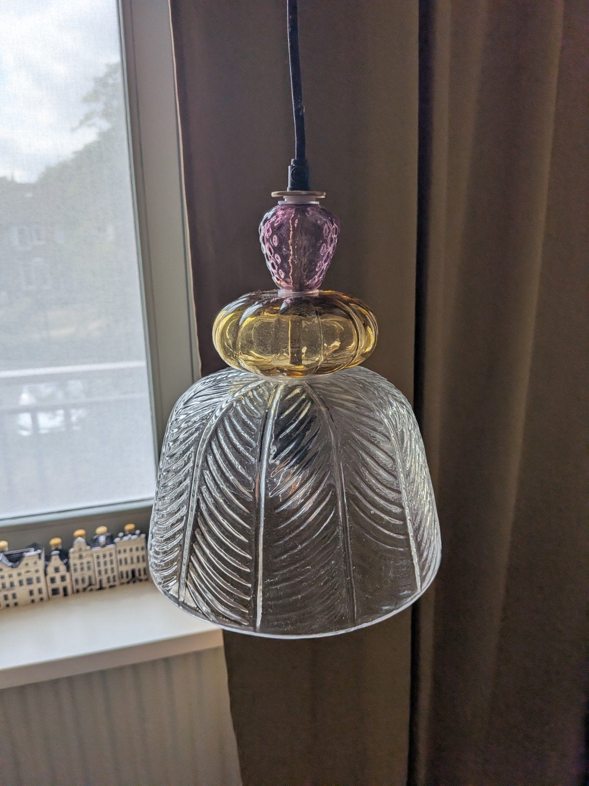 Glazen hanglamp (Bauble) van Sissy Boy, Huis en Inrichting, Lampen | Hanglampen, Ophalen, E27 (groot), Bohemian, Eclectisch, Glas