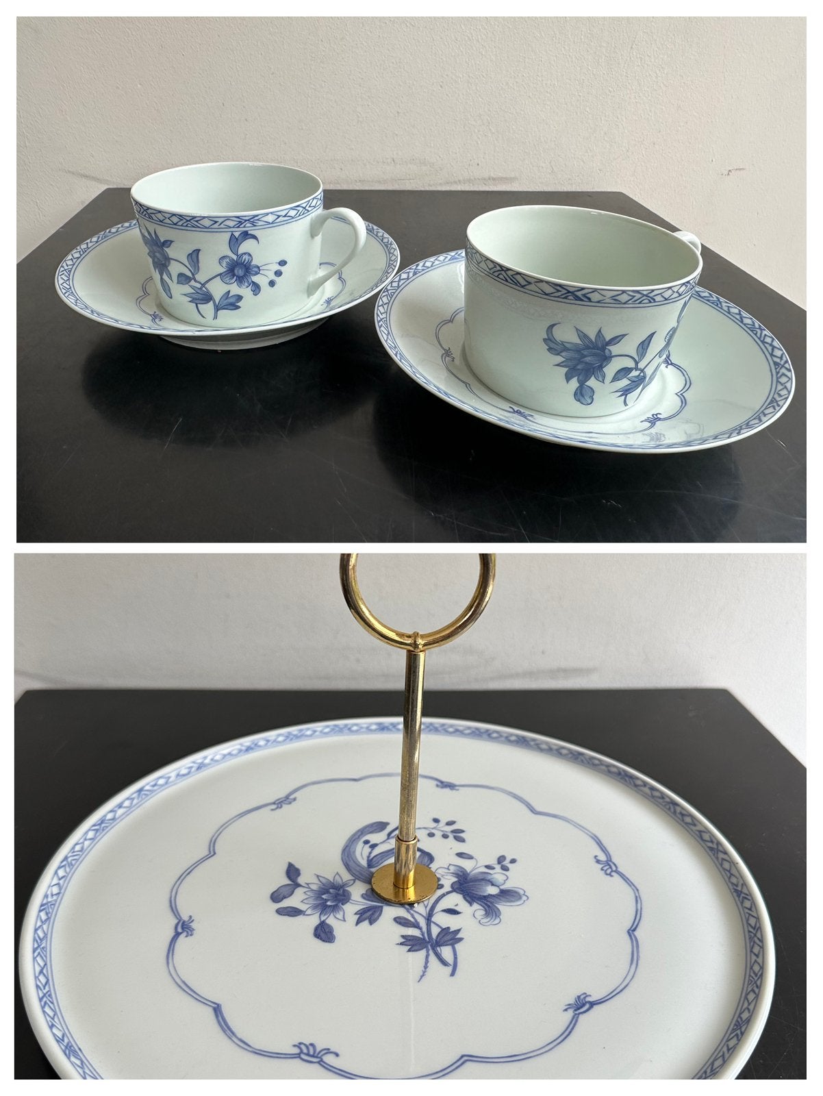 Limoge porselein Chine de Vieux servies 1 koop, Verzamelen, Porselein, Kristal en Bestek, Ophalen of Verzenden, Gebruikt, Porselein