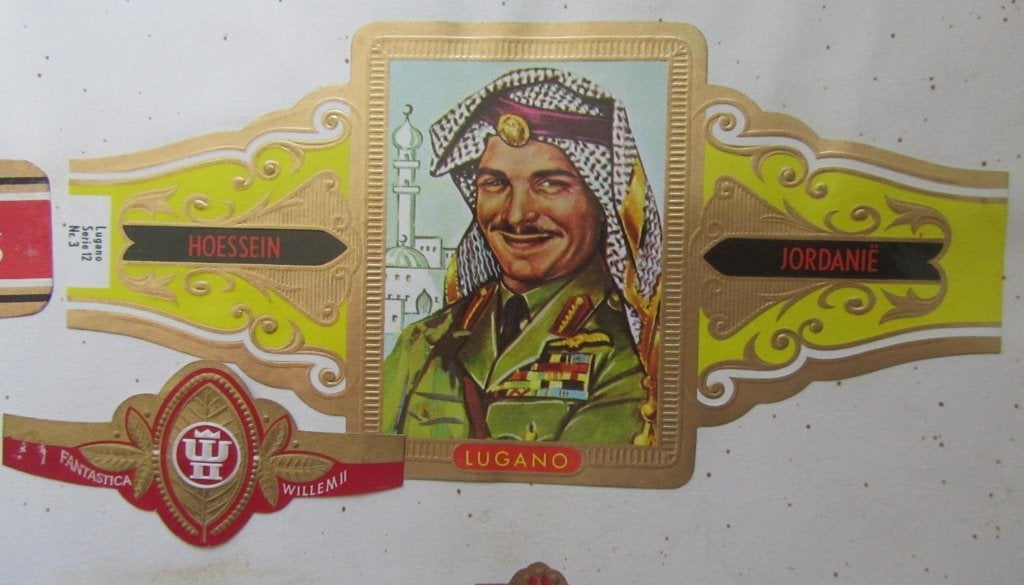 sigarenband  SADDAM HOESSEIN, Ophalen of Verzenden, Gebruikt, Sigarenbandjes